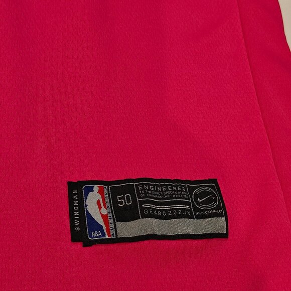 Nike Miami Heat Tyler Herro Vice City Edition Jersey NBA Swingman Pink Size 48 - Picture 4 of 15